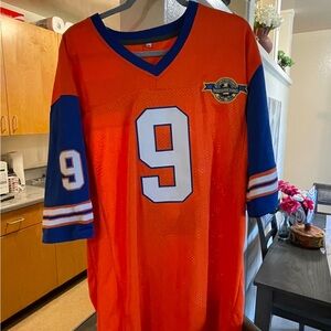 Men's Orange and Blue Sports Jersey